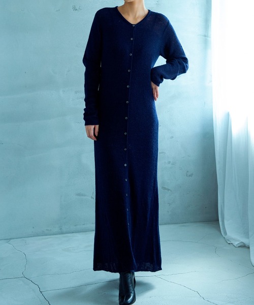 AJUGA.（アジュガ）の「モヘヤタッチ 2WAYロングカーディガンワンピース（ワンピース・レディース・ブラック/ネイビー・FREE）」の19枚目の写真