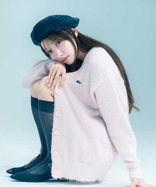 LACOSTE/ラメニットカーディガン（カーディガン/ボレロ）｜SNIDEL