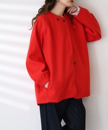 ノーカラージャケット（レッド/赤色系）ファッション通販 - ZOZOTOWN