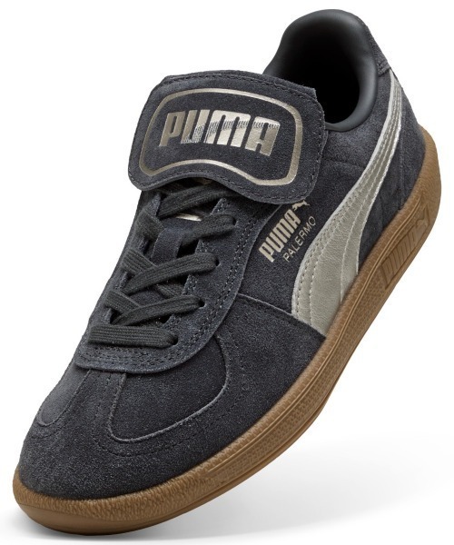 PUMA(プーマ)の「PUMA PALERMO PREMIUM METALLIC(プーマ パレルモ プレミアム メタリック)(スニーカー・メンズ・グレー系/ベージュ系・23cm/23.5cm/24cm/24.5cm/25cm/25.5cm/26cm/26.5cm/27cm/27.5cm/28cm/28.5cm/29cm)」の6枚目の写真