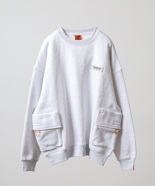 FOXRUN（フォックスラン）の「サイドポケット吸湿発熱　裏起毛スウェット（スウェット・メンズ・ブラック/ミックスグレー/ネイビー/アッシュグレー・M）」の6枚目の写真