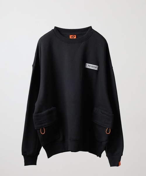 FOXRUN（フォックスラン）の「サイドポケット吸湿発熱　裏起毛スウェット（スウェット・メンズ・ブラック/ミックスグレー/ネイビー/アッシュグレー・M）」の5枚目の写真