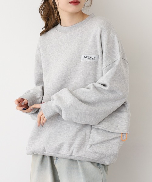 FOXRUN（フォックスラン）の「サイドポケット吸湿発熱　裏起毛スウェット（スウェット・メンズ・ブラック/ミックスグレー/ネイビー/アッシュグレー・M）」の19枚目の写真