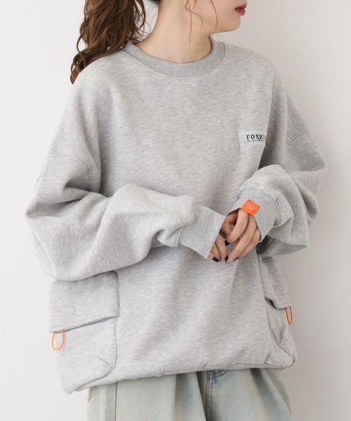 FOXRUN（フォックスラン）の「サイドポケット吸湿発熱　裏起毛スウェット（スウェット・メンズ・ブラック/ミックスグレー/ネイビー/アッシュグレー・M）」の21枚目の写真