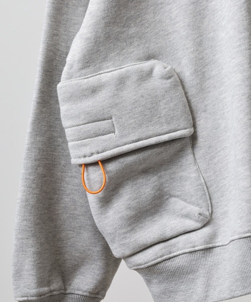 FOXRUN（フォックスラン）の「サイドポケット吸湿発熱　裏起毛スウェット（スウェット・メンズ・ブラック/ミックスグレー/ネイビー/アッシュグレー・M）」の11枚目の写真