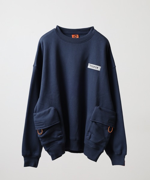 FOXRUN（フォックスラン）の「サイドポケット吸湿発熱　裏起毛スウェット（スウェット・メンズ・ブラック/ミックスグレー/ネイビー/アッシュグレー・M）」の7枚目の写真