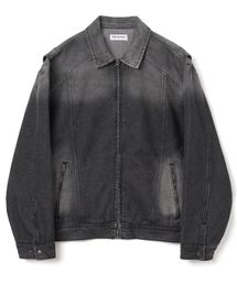 Millo Archive（ミロ アーカイブ）の「バックプリーツデニムジャケット【ウォッシュドブラック】（デニムジャケット）」