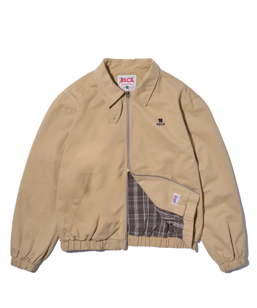 セール】AECA WASHED CLOVER BAYPORT JACKET-BEIGE（ナイロン