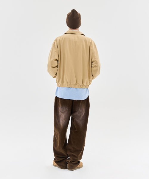 AECA（エイカ）の「AECA WASHED CLOVER BAYPORT JACKET-BEIGE（ナイロンジャケット・レディース・その他・MEDIUM/LARGE/SMALL）」の4枚目の写真