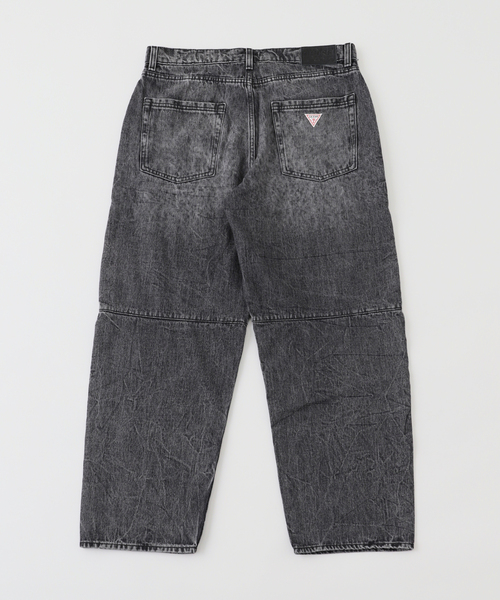 Guess（ゲス）の「GUESS Originals/ゲス オリジナルス SUPER BAGGY MOTO（デニムパンツ・メンズ・ブラック・31/29）」の2枚目の写真