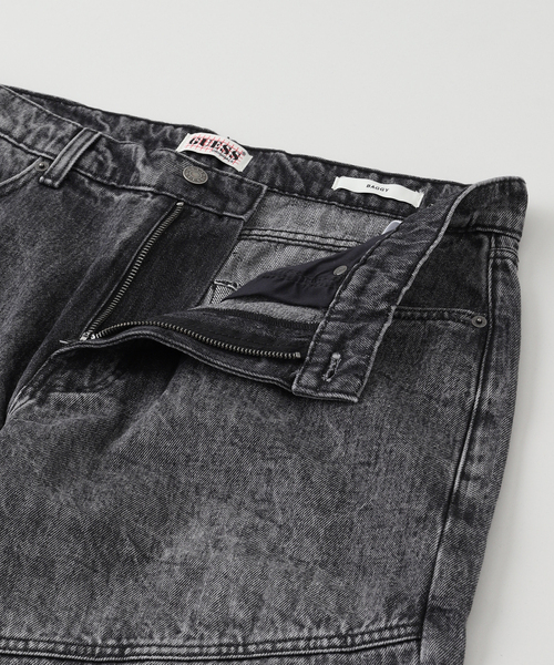 Guess（ゲス）の「GUESS Originals/ゲス オリジナルス SUPER BAGGY MOTO（デニムパンツ・メンズ・ブラック・31/29）」の7枚目の写真