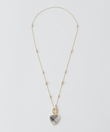 BLUE LABEL CRESTBRIDGE | クレストブリッジチェックハートネックレス(ネックレス)