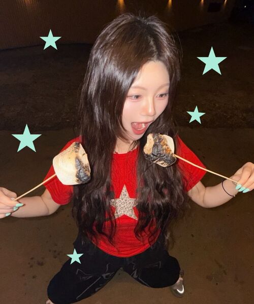 FANCY CLUB(ファンシークラブ)の「FYレオパードTシャツ(レッド) F25QB100(Tシャツ/カットソー・レディース・レッド・FREE)」の8枚目の写真