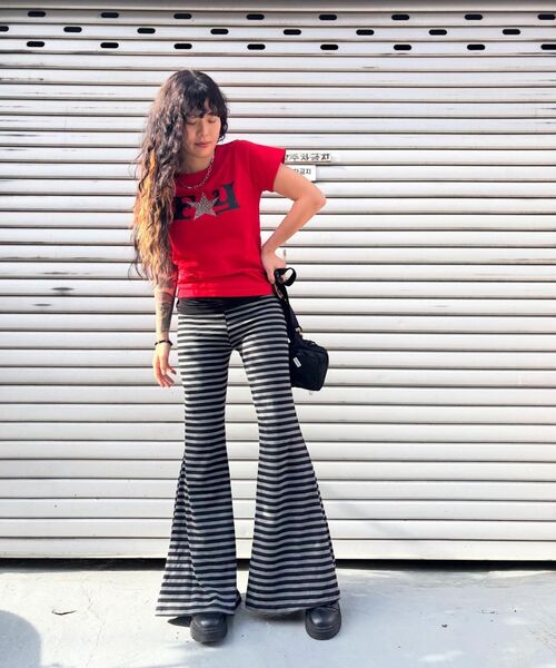 FANCY CLUB(ファンシークラブ)の「FYレオパードTシャツ(レッド) F25QB100(Tシャツ/カットソー・レディース・レッド・FREE)」の21枚目の写真