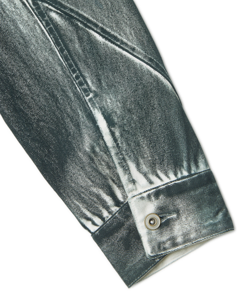 NOMANUAL(NOMANUAL)の「STAINED D.L DENIM TRUCKER JACKET - STAINED WHITE(デニムジャケット・レディース・その他・SMALL/MEDIUM/LARGE)」の8枚目の写真