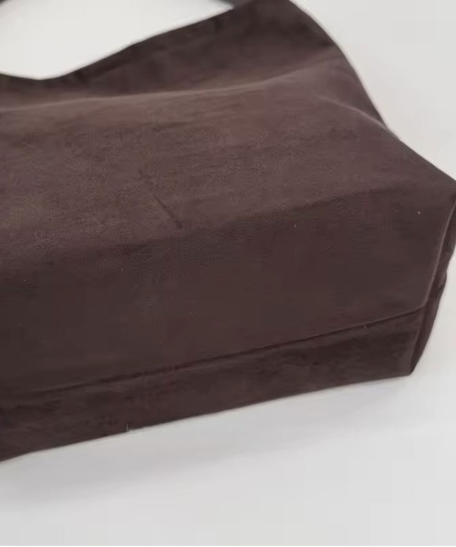 ammy.（エイミードット）の「【 ammy. / エイミードット 】 スエードライク バケツ型 ワンショルダーバッグ（ショルダーバッグ・レディース・ブラック/カーキ/ベージュ/ブラウン/ダークブラウン・FREE）」の18枚目の写真