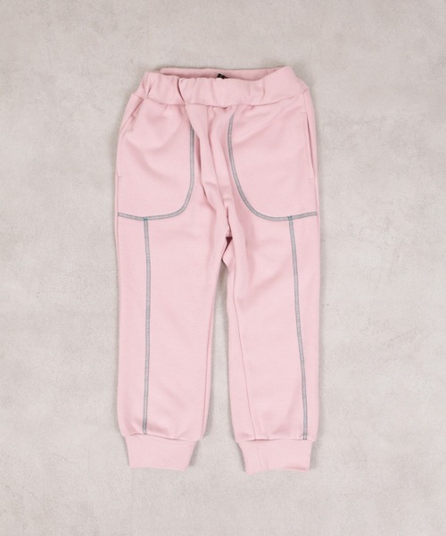 MARKEY'S（マーキーズ）の「裏シャギーロングパンツ（その他パンツ・キッズ・ピンク/ホワイト系その他/チャコール/ブルー・80/90/95/100/110/120/130/140/150）」の9枚目の写真