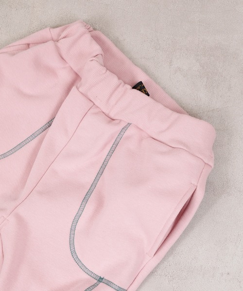 MARKEY'S（マーキーズ）の「裏シャギーロングパンツ（その他パンツ・キッズ・ピンク/ホワイト系その他/チャコール/ブルー・80/90/95/100/110/120/130/140/150）」の14枚目の写真