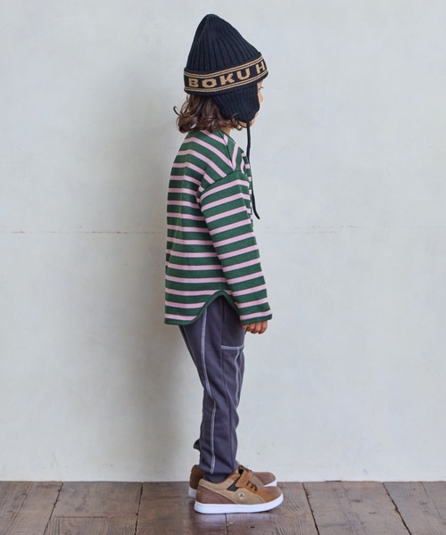 MARKEY'S（マーキーズ）の「裏シャギーロングパンツ（その他パンツ・キッズ・ピンク/ホワイト系その他/チャコール/ブルー・80/90/95/100/110/120/130/140/150）」の8枚目の写真