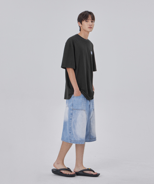 GLW(ジーエルダブリュ)の「バミューダワークウェアカーペンターデニムパンツショートナポリヴィンテージライトインディゴ(その他パンツ・レディース・その他・LARGE/MEDIUM/SMALL/X-SMALL)」の5枚目の写真