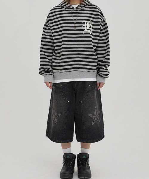 HOODHOOD(フッドフッド)の「【UNISEX】HOODHOOD/Hロゴエイリアンフード(パーカー・レディース・その他1/その他2・MEDIUM/LARGE)」の3枚目の写真