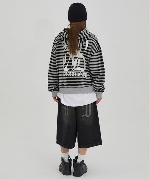 HOODHOOD(フッドフッド)の「【UNISEX】HOODHOOD/Hロゴエイリアンフード(パーカー・レディース・その他1/その他2・MEDIUM/LARGE)」の4枚目の写真