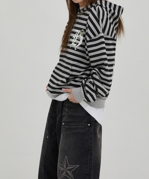 HOODHOOD(フッドフッド)の「【UNISEX】HOODHOOD/Hロゴエイリアンフード(パーカー・レディース・その他1/その他2・MEDIUM/LARGE)」の5枚目の写真