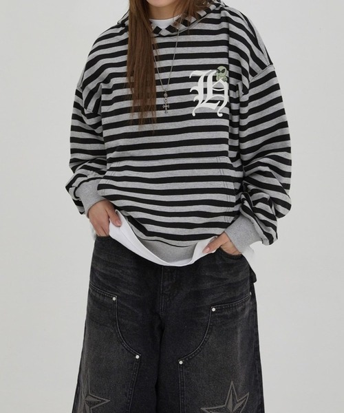 HOODHOOD(フッドフッド)の「【UNISEX】HOODHOOD/Hロゴエイリアンフード(パーカー・レディース・その他1/その他2・MEDIUM/LARGE)」の6枚目の写真