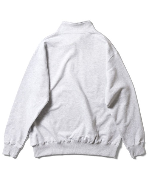HOUSTON(ヒューストン)の「HOUSTON ハーフZIPスウェット(USAFA)(スウェット・メンズ・ブラック/オフホワイト/グレー・X-LARGE/LARGE/MEDIUM)」の9枚目の写真