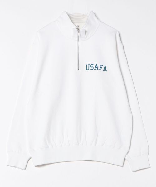 HOUSTON(ヒューストン)の「HOUSTON ハーフZIPスウェット(USAFA)(スウェット・メンズ・ブラック/オフホワイト/グレー・X-LARGE/LARGE/MEDIUM)」の7枚目の写真
