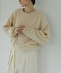 ETRE TOKYO ラクーンパフスリーブニットプルオーバー ETRE TOKYO ラクーンパフスリーブニットプルオーバー フォックス