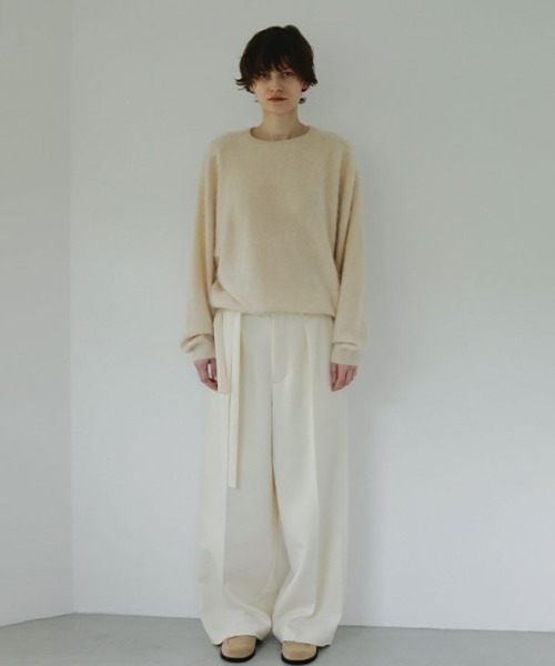 ETRE TOKYO(エトレトウキョウ)の「SANTEカシミヤヘアリーニットプルオーバー(ニット/セーター・レディース・ピンク/ベージュ/アイボリー・FREE)」の8枚目の写真