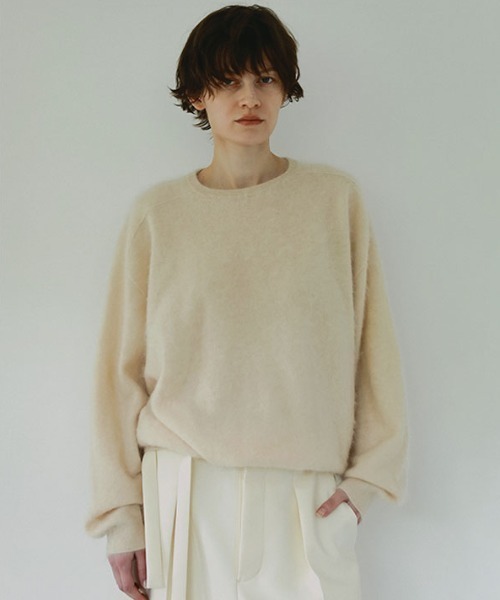 ETRE TOKYO(エトレトウキョウ)の「SANTEカシミヤヘアリーニットプルオーバー(ニット/セーター・レディース・ピンク/ベージュ/アイボリー・FREE)」の9枚目の写真