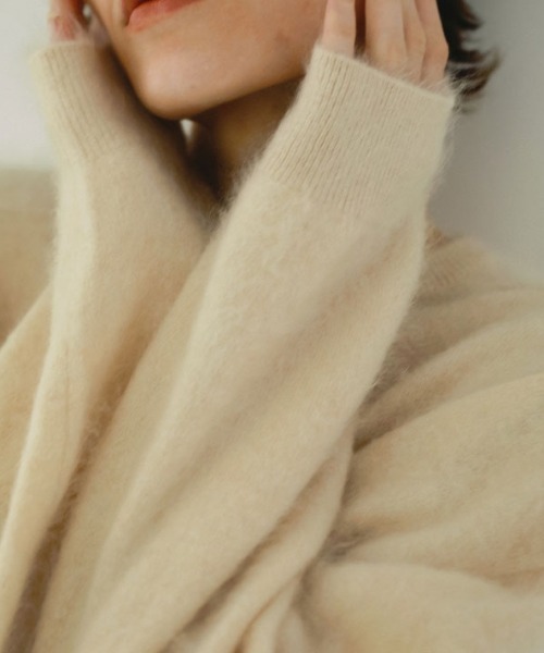 ETRE TOKYO(エトレトウキョウ)の「SANTEカシミヤヘアリーニットプルオーバー(ニット/セーター・レディース・ピンク/ベージュ/アイボリー・FREE)」の10枚目の写真