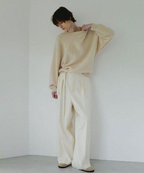 ETRE TOKYO(エトレトウキョウ)の「SANTEカシミヤヘアリーニットプルオーバー(ニット/セーター・レディース・ピンク/ベージュ/アイボリー・FREE)」の12枚目の写真