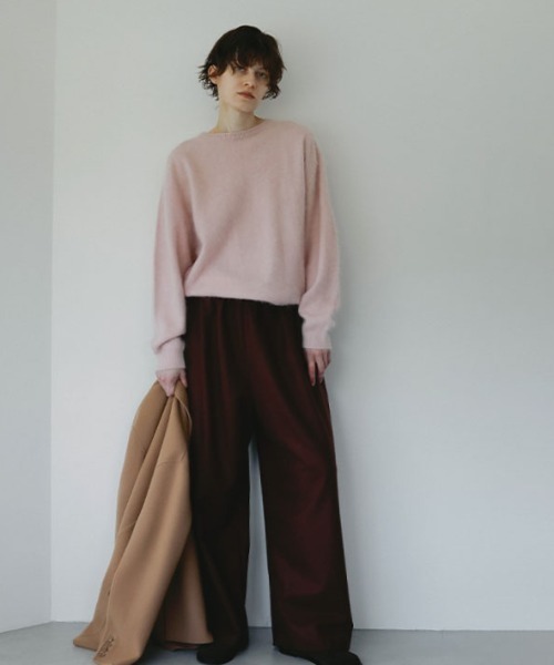 ETRE TOKYO(エトレトウキョウ)の「SANTEカシミヤヘアリーニットプルオーバー(ニット/セーター・レディース・ピンク/ベージュ/アイボリー・FREE)」の4枚目の写真
