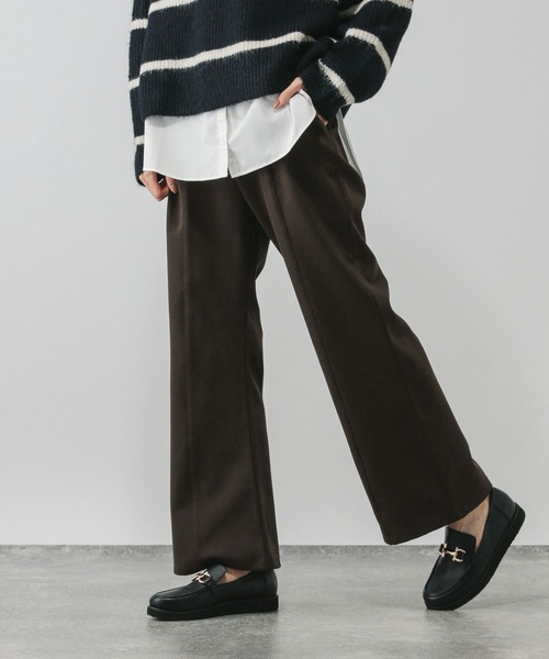GLOBAL WORK（グローバルワーク）の「あったかフレアパンツ/611253（その他パンツ・レディース・ダークブラウン/チャコールグレー/ブラック・LARGE/MEDIUM/SMALL）」の15枚目の写真