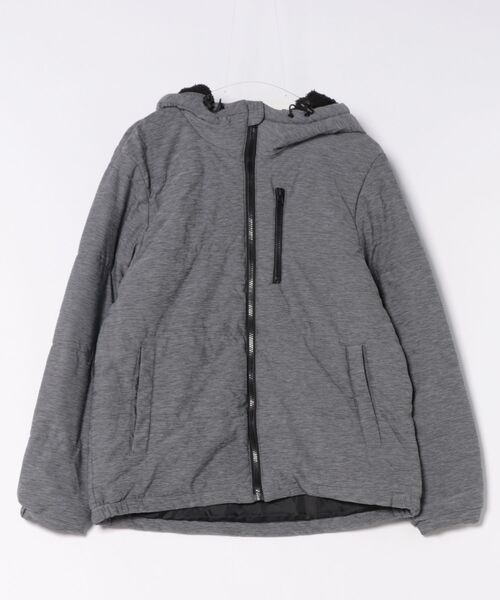 Blue Standard （ブルースタンダード）の「【Blue Standard/ブルースタンダード】カチオン杢ニット ストレッチ中綿ジャケット（ブルゾン・メンズ・グレー/チャコールグレー/ネイビー・X-LARGE/LARGE/MEDIUM）」の2枚目の写真