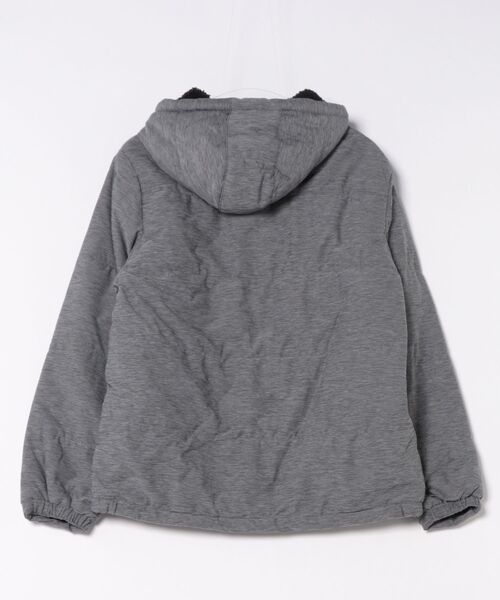Blue Standard （ブルースタンダード）の「【Blue Standard/ブルースタンダード】カチオン杢ニット ストレッチ中綿ジャケット（ブルゾン・メンズ・グレー/チャコールグレー/ネイビー・X-LARGE/LARGE/MEDIUM）」の5枚目の写真