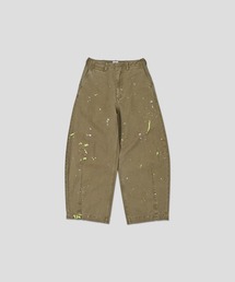 kha:ki | 「KHA:KI / カーキ」ペイントオーバル ワイドトラウザーズ(その他パンツ)