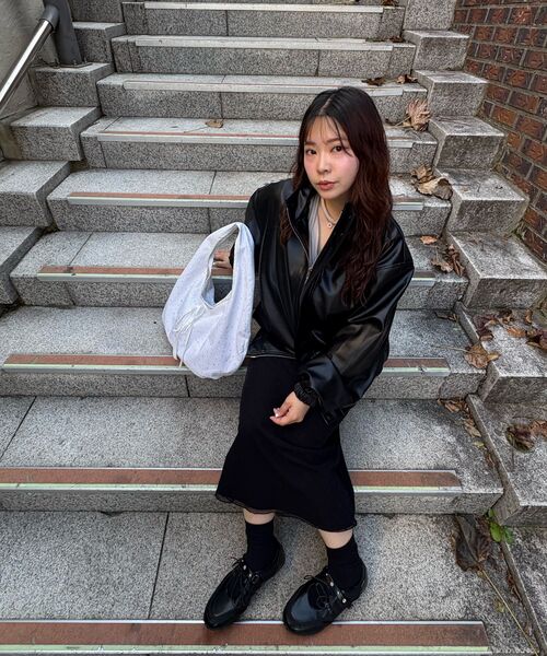 QT8 GARMENTS(キューティーエイトガーメント)の「LB シンセティックレザー隠しジャケット(ブラック)(ライダースジャケット・レディース・その他・X-LARGE/LARGE/MEDIUM)」の18枚目の写真