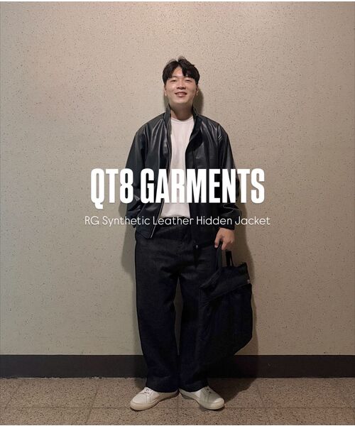 QT8 GARMENTS(キューティーエイトガーメント)の「LB シンセティックレザー隠しジャケット(ブラック)(ライダースジャケット・レディース・その他・X-LARGE/LARGE/MEDIUM)」の19枚目の写真
