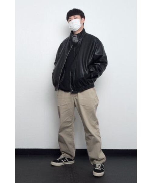QT8 GARMENTS(キューティーエイトガーメント)の「LB シンセティックレザー隠しジャケット(ブラック)(ライダースジャケット・レディース・その他・X-LARGE/LARGE/MEDIUM)」の4枚目の写真