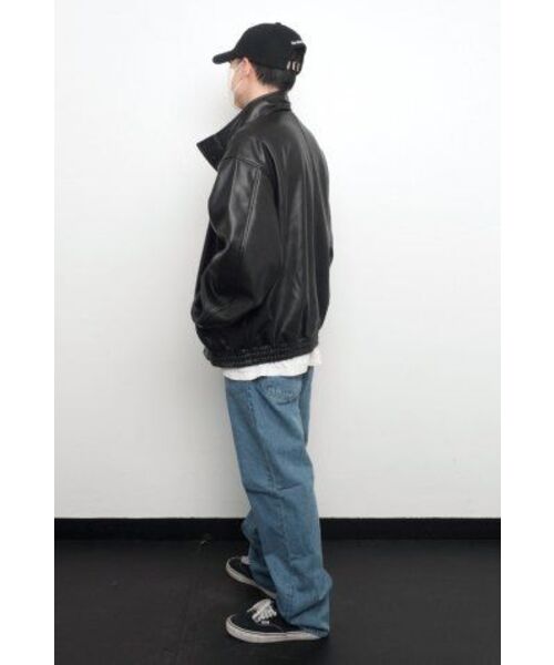 QT8 GARMENTS(キューティーエイトガーメント)の「LB シンセティックレザー隠しジャケット(ブラック)(ライダースジャケット・レディース・その他・X-LARGE/LARGE/MEDIUM)」の9枚目の写真