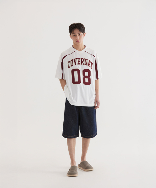 COVERNAT(カバーナット)の「ブロックコアアーチTシャツ ホワイト(Tシャツ/カットソー・レディース・その他・SMALL/MEDIUM/LARGE/X-LARGE)」の6枚目の写真