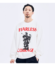 FEARLESS CREWNECK  OFF WHITE