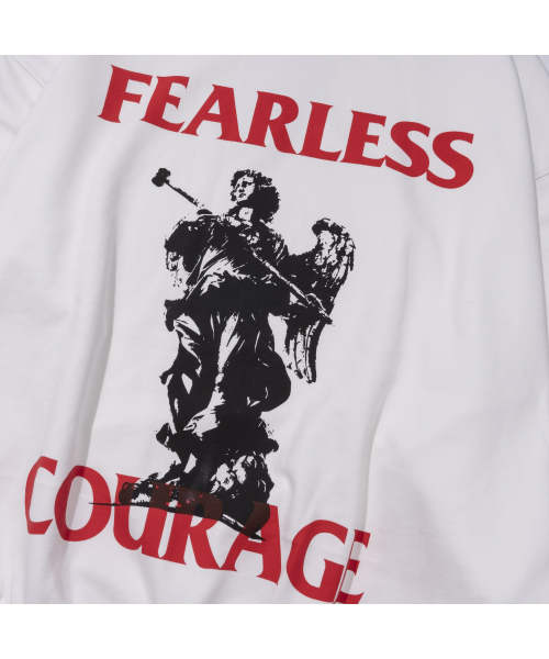 EXTRAORDINARY(エクストラオーディナリー)の「FEARLESS CREWNECK OFF WHITE(スウェット・メンズ・その他・LARGE/MEDIUM/X-LARGE)」の5枚目の写真