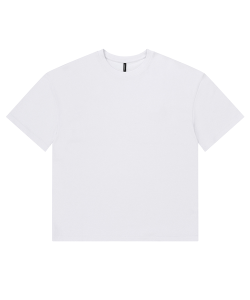 BARBELLWORKS(バーベルワークス)の「特異裏面オーバーサイズ_6カラー(Tシャツ/カットソー・メンズ・ホワイト/ブラック/アッシュブラウン/カーキ/オートミール/チャコール・X-LARGE/SMALL/MEDIUM/LARGE)」の2枚目の写真