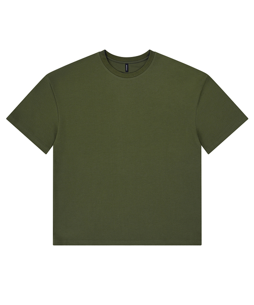 BARBELLWORKS(バーベルワークス)の「特異裏面オーバーサイズ_6カラー(Tシャツ/カットソー・メンズ・ホワイト/ブラック/アッシュブラウン/カーキ/オートミール/チャコール・X-LARGE/SMALL/MEDIUM/LARGE)」の6枚目の写真