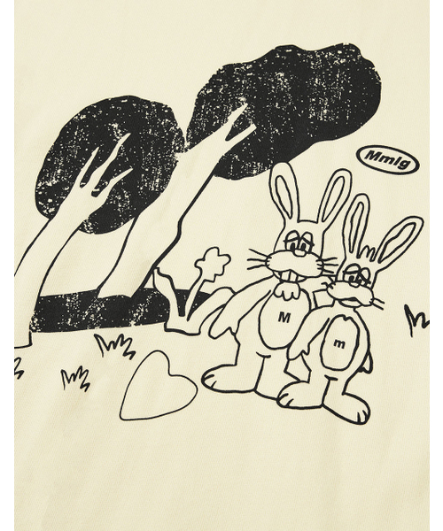 MMLG（エムエムエルジー）の「[Mmlg] Mm RABBITS PICNIC SWEAT (NATURAL SOAP)（スウェット・レディース・その他・SMALL/MEDIUM/LARGE/X-LARGE）」の5枚目の写真